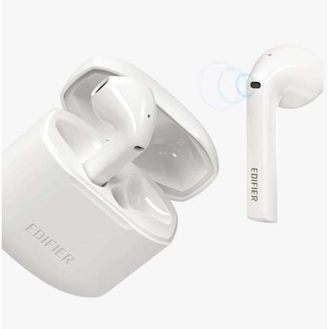უკაბელო ყურსასმენი Edifier TWS200 TWS Wireless Earbuds Bluetooh 5.0 aptX Dual Microphone Noise Cancellation white