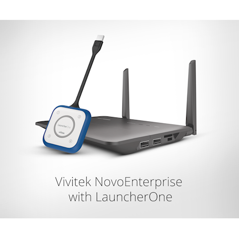 ლანჩერი Vivitek LauncherOne WQL-340EUV Makes a direct WiFi connection to the NovoPro and NovoEnterprise