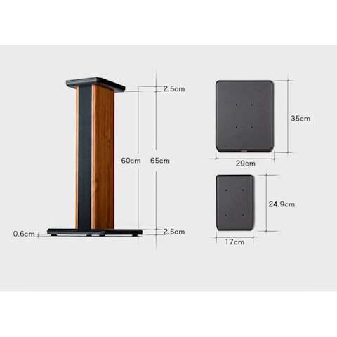 დინამიკების სადგამი Edifier SS02 Wood Grain Speaker Stands for S1000DB / S2000PRO/ S1000MKII Pair