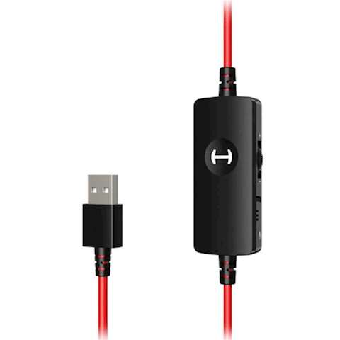 ყურსასმენი EDIFIER G1 USB Professional Gaming Headset Sound Card Breathing Light Headphone with Noise Cancelling Mic for PUBG PS4 PC Gamer