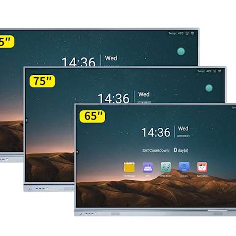 ინტერაქტიული ეკრანი Allscreen Q SERIES Interactive Flat Panel 65 Inch 4K Android 9.0 DW65HQ560 20 Touch Point Smart Board