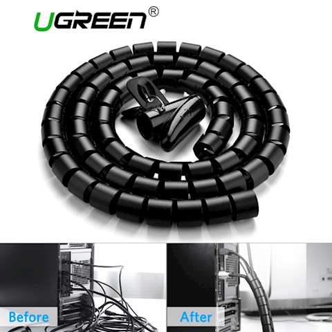 კაბელ მენეჯმენტი UGREEN LP121 (30819) Protection Tube DIA 25mm 3m (Black),LP121