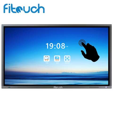 ინტერაქტიული ეკრანი, სმარტ ეკრანი Fitouch TVI65H8A 65 inch Brightness 350cd/㎡ RJ45 Resolution 3840 Lifetime 50000 hours Android version 6.0, Infrared touch 20 points