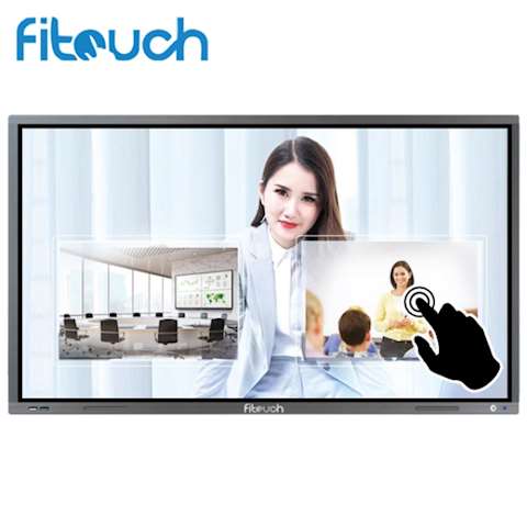 ინტერაქტიული ეკრანი, სმარტ ეკრანი Fitouch TVI75H8A Interactive flat panel Diagonal 75inch Brightness 350cd/㎡ Resolution 3840（H) X 2160(V) RJ45 Android 6.0 Lifetime 50000 hours Android version 6.0, Infrared touch 20 points