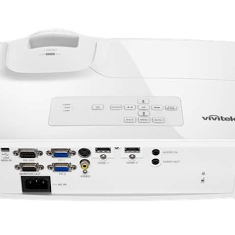 მოკლე ფოკუსიანი პროექტორი Vivitek DX281-ST DLP Projector XGA (1024 x 768) 3200 ANSI Lumens 15,000:1 contrast 2 X HDMI