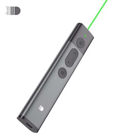 პრეზენტერი მწვანე ლაზერით Doosl DSIT032 2.4 GHz USB Wireless Presenter Green Laser Pointer PPT Remote Control for PowerPoint Presentation