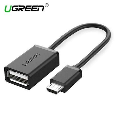 USB კაბელი UGREEN 10396 US133 Micro USB to USB Female OTG Cable
