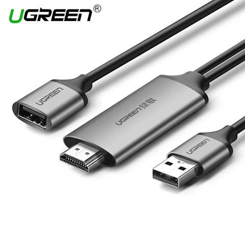 ადაპტერი UGREEN CM151 USB to HDMI Digital AV Adapter 1.5m (Gray)