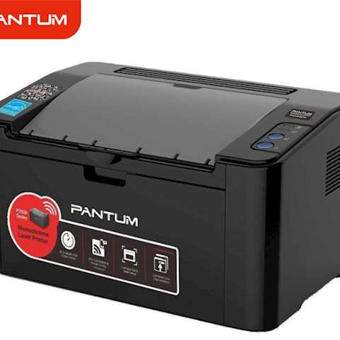 პრინტერი Pantum P2500W Monochrome Laser Printer 22ppm (A4) / 600 MHz / 128mb /USB 2.0 Hi-Speed; WiFi 802.11b/g/n 20,000 pages